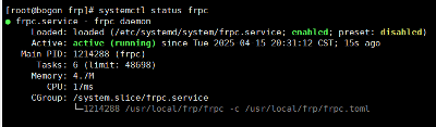 LinuxRocky部署Frp内网穿透客户端